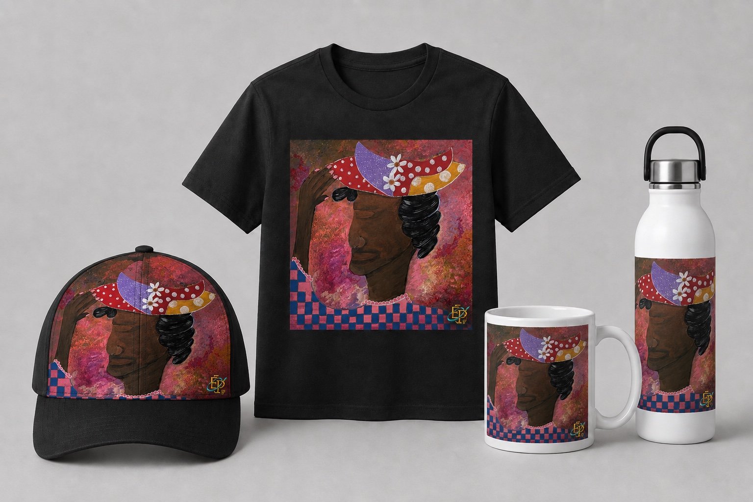 Woman in Profile Collection product set by Ennio Polanco